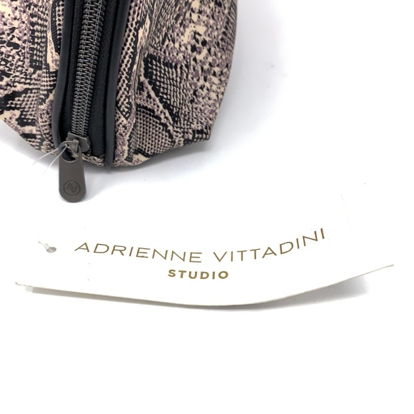 Adrienna Vittadini Studio Makeup Bag Snake Skin - Picture 5 of 7
